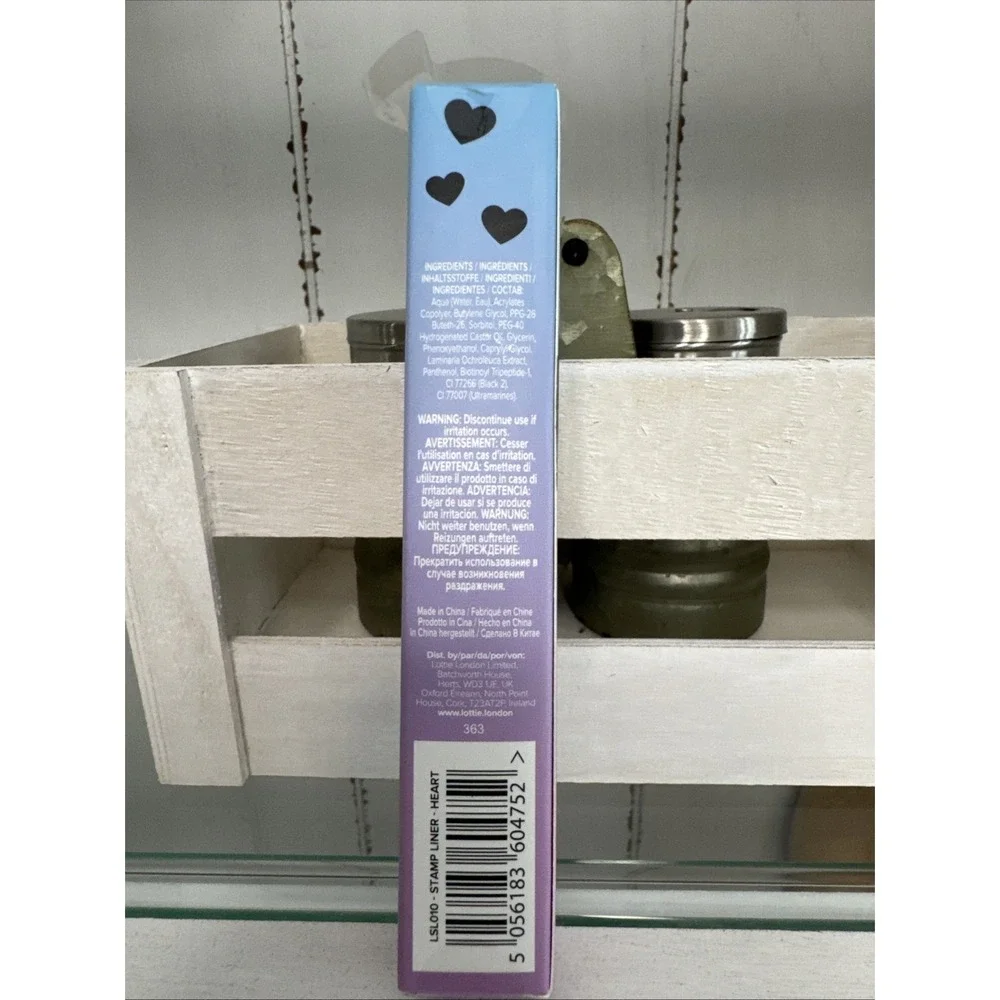Lottie London Heart Stamp Eyeliner, Ultra Black Precision Tip